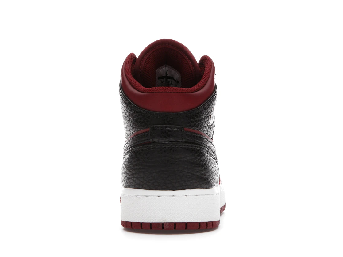 Jordan 1 Mid Team Red Black White (GS)