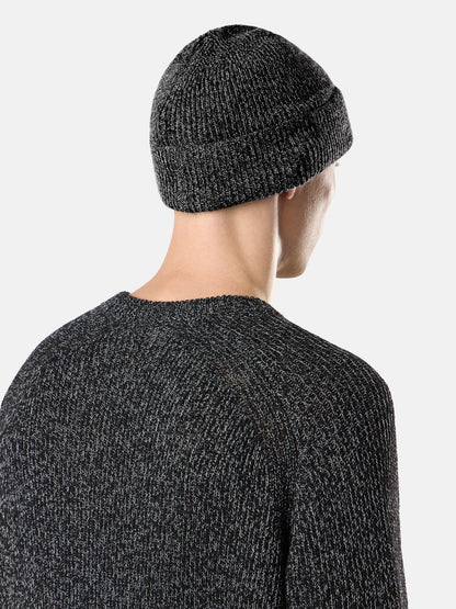 Stone Island Knit Reflective Hat Beanie Black