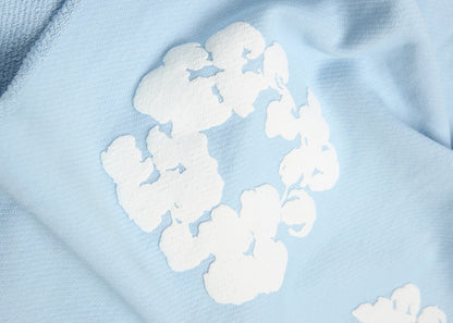 Denim Tears The Cotton Wreath Sweatshorts Powder Blue