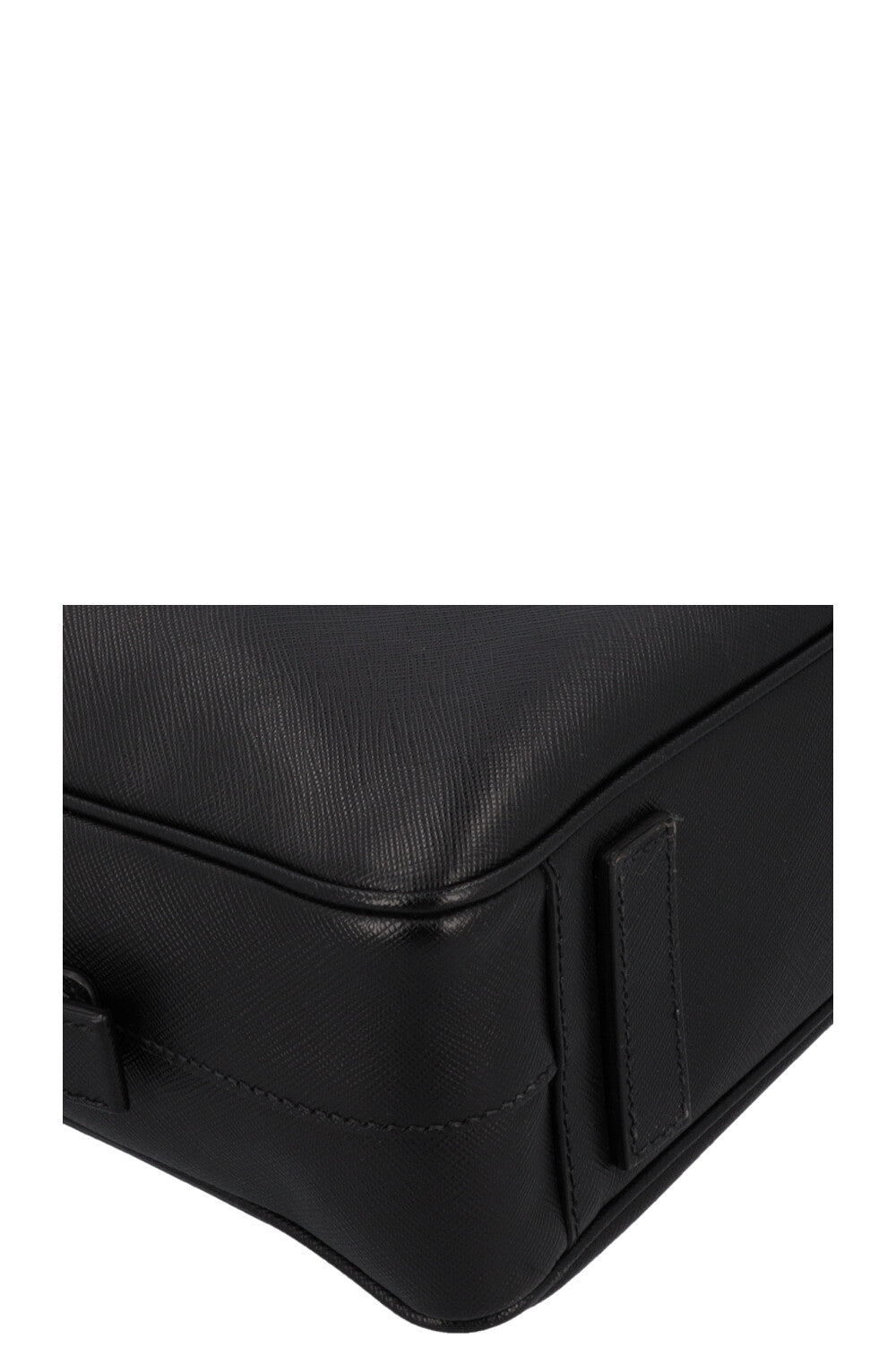 Prada Saffiano Briefcase Leather Black