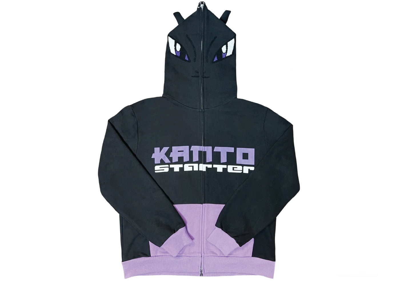 Kanto Starter Psystrike Full Zip Hoodie Black/Purple