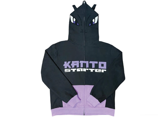 Kanto Starter Psystrike Full Zip Hoodie Black/Purple