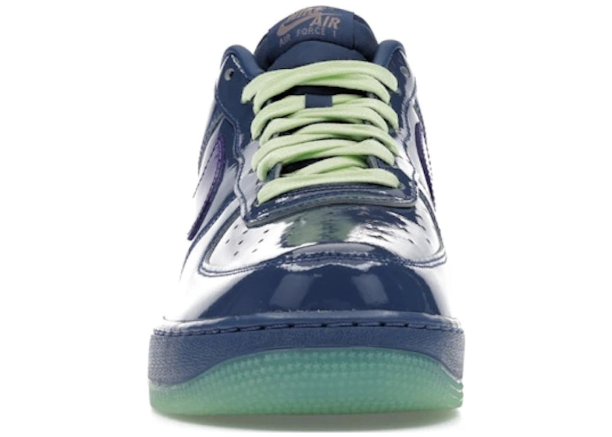 Nike Air Force 1 Low Patent Leather Mystic Navy Grape Ice