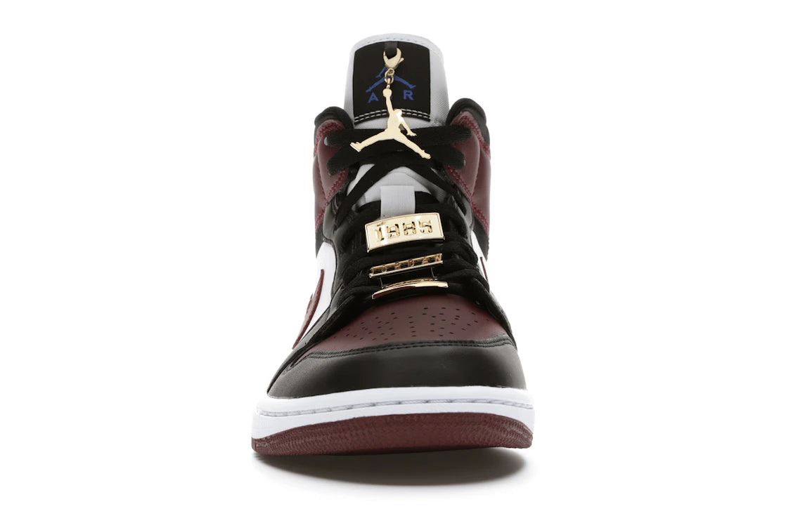 Jordan 1 Mid SE Black Dark Beetroot (Women's)