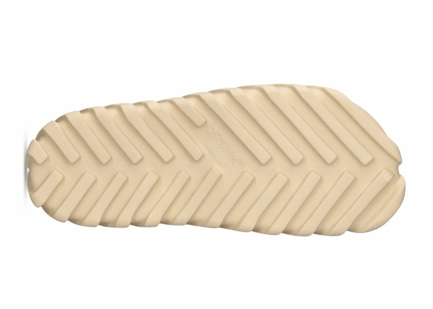 Off White Exploration Angora Rubber Slide Sandals