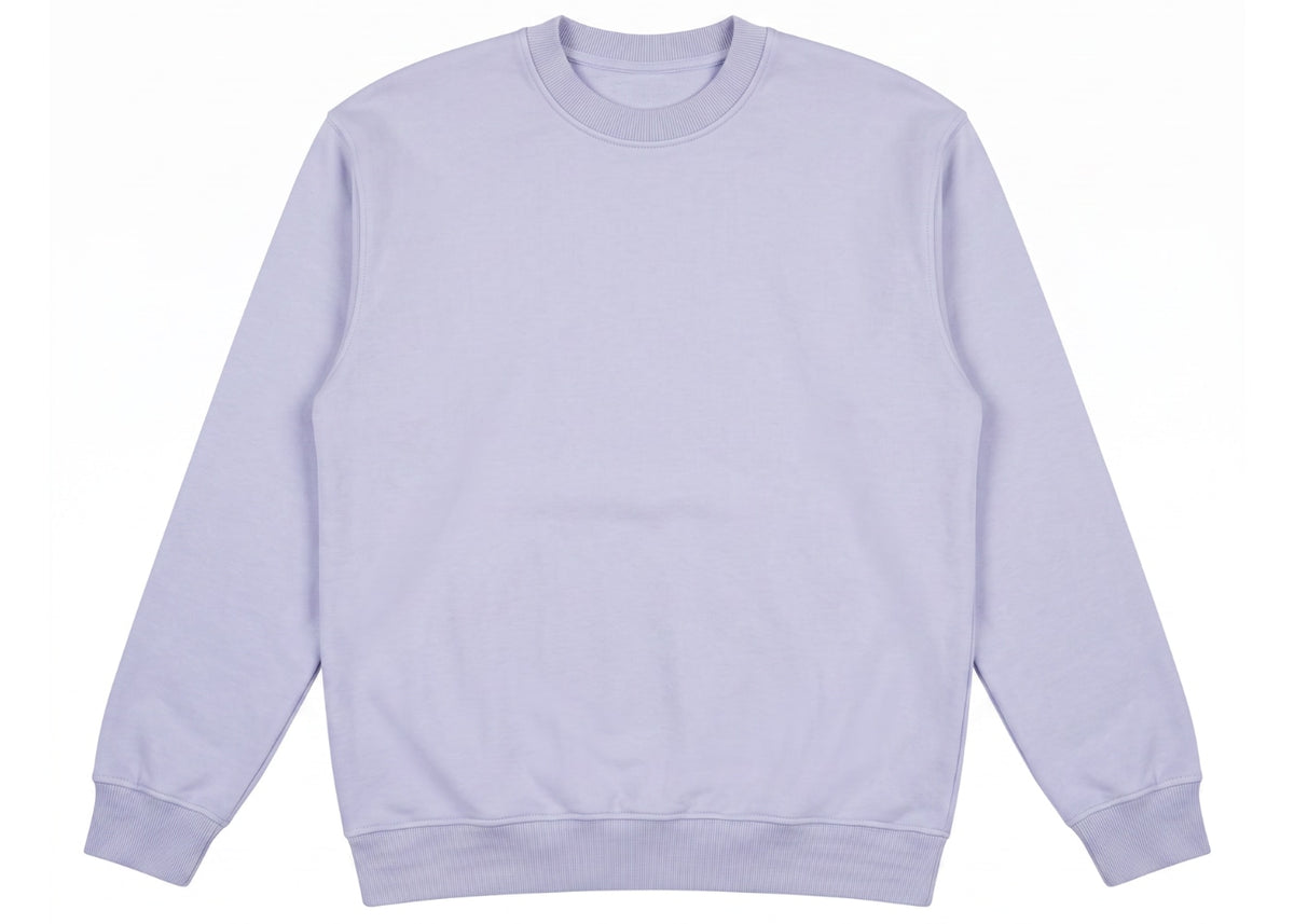 Cotton Garments Crewneck 500GSM Purple
