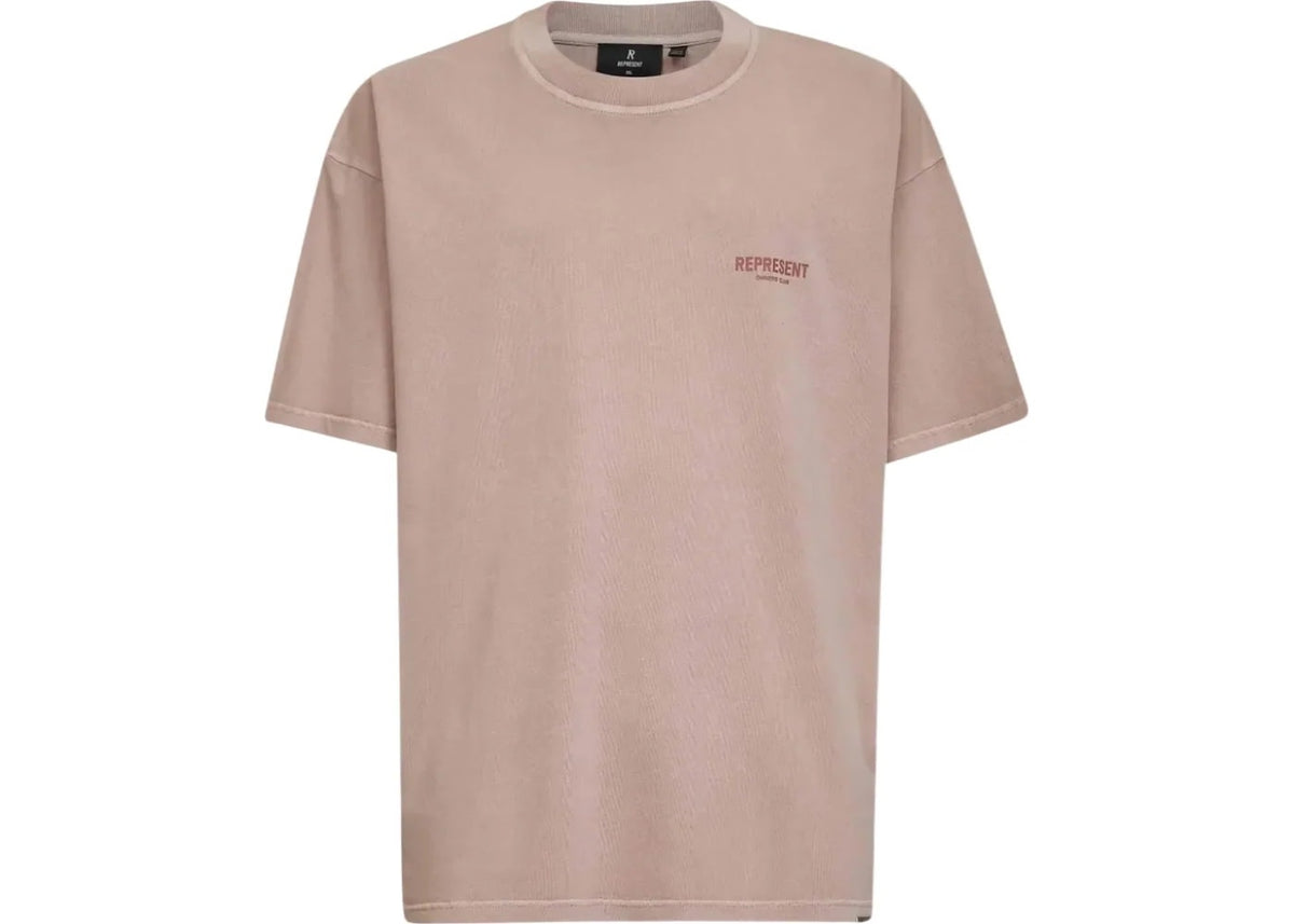 Represent Owners Club Logo Oversized T-Shirt Light Pink