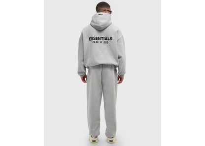 Fear of God Essentials Oversized Fleece Hoodie Light Heather Grey