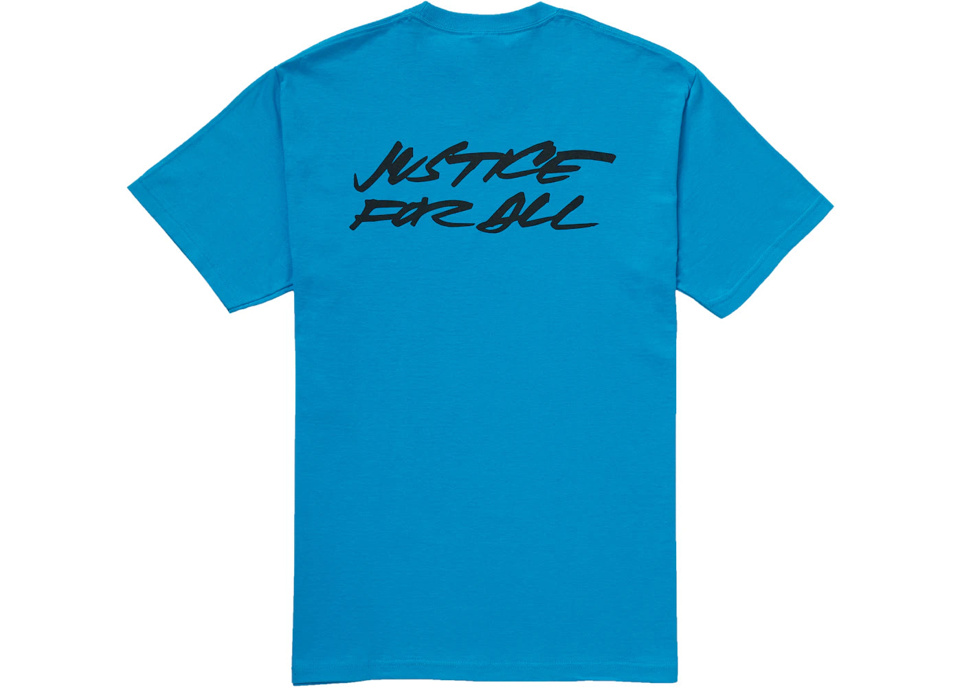Supreme Futura Logo Tee Bright Blue