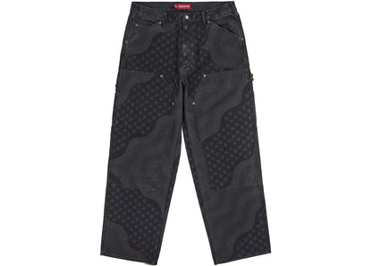Supreme Flag Double Knee Painter Pant Black