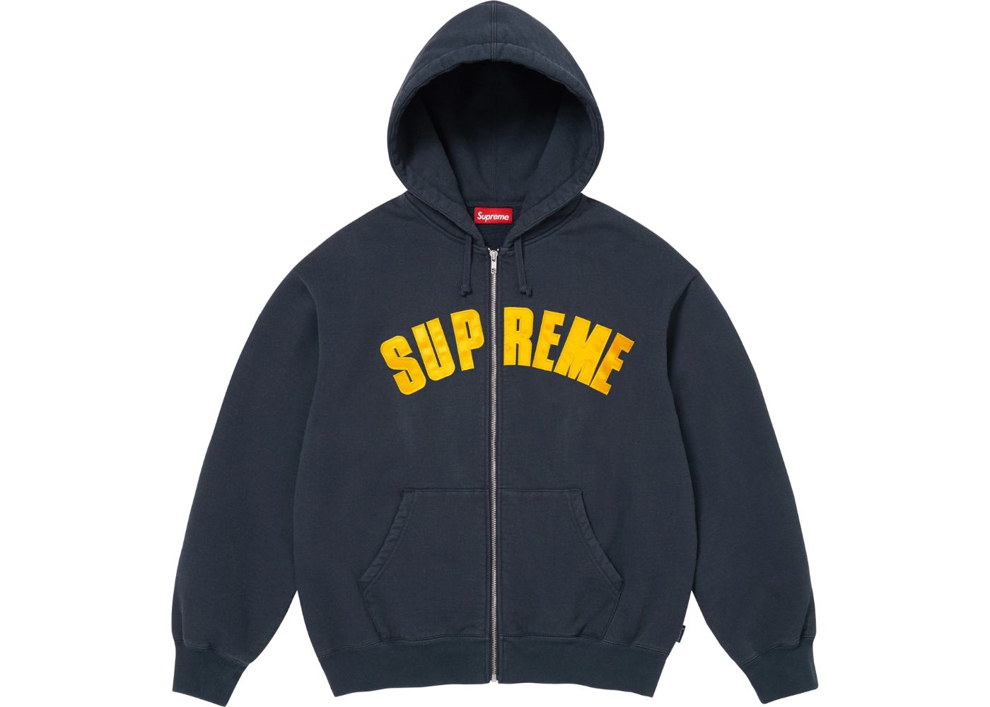Supreme Larry Clark Zip Up Hooded Sweatshirt Navy