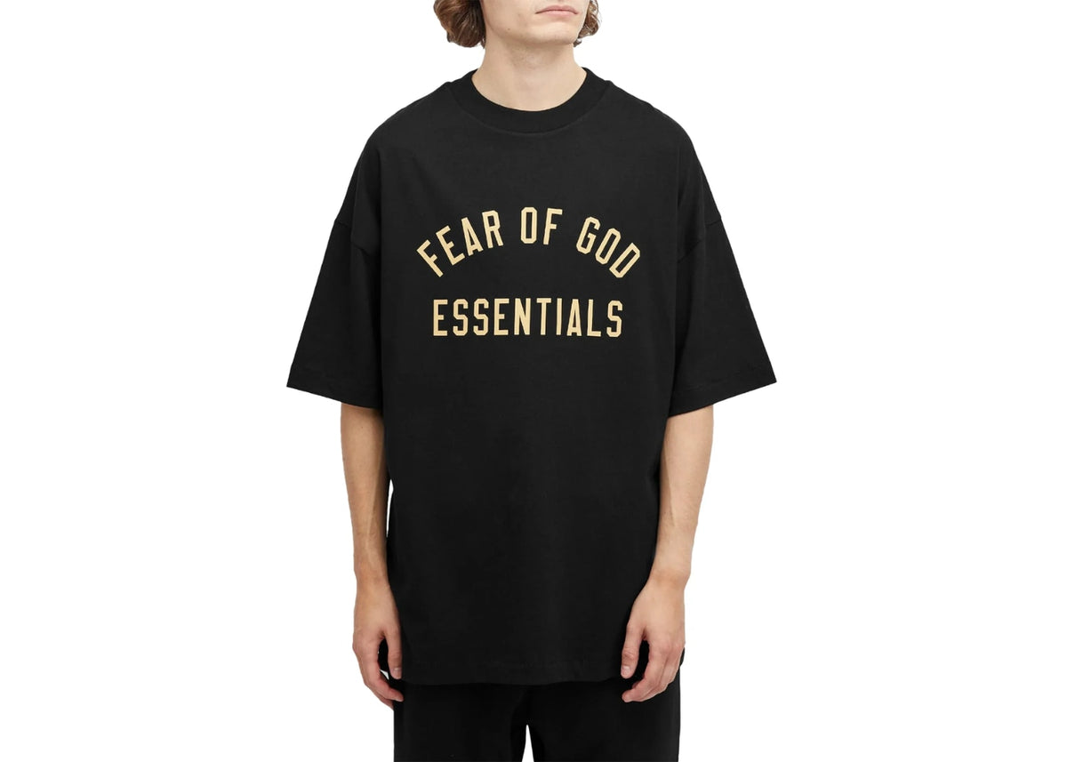 Fear of God Essentials Jersey Crewneck Tee Black