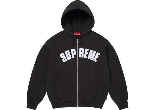 Supreme Larry Clark Zip Up Hooded Sweatshirt Hoodie Black