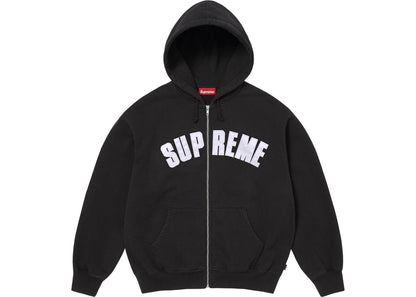 Supreme Larry Clark Zip Up Hooded Sweatshirt Hoodie Black