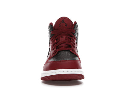 Jordan 1 Mid Team Red Black White (GS)
