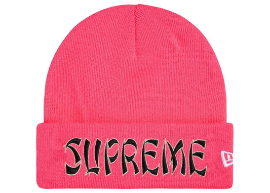 Supreme New Era Action Beanie Pink