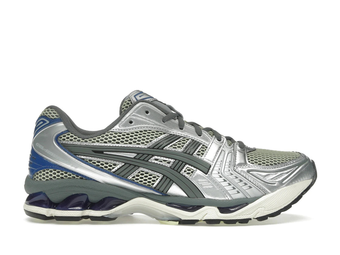 ASICS Gel-Kayano 14 Soft Yellow Asics Blue
