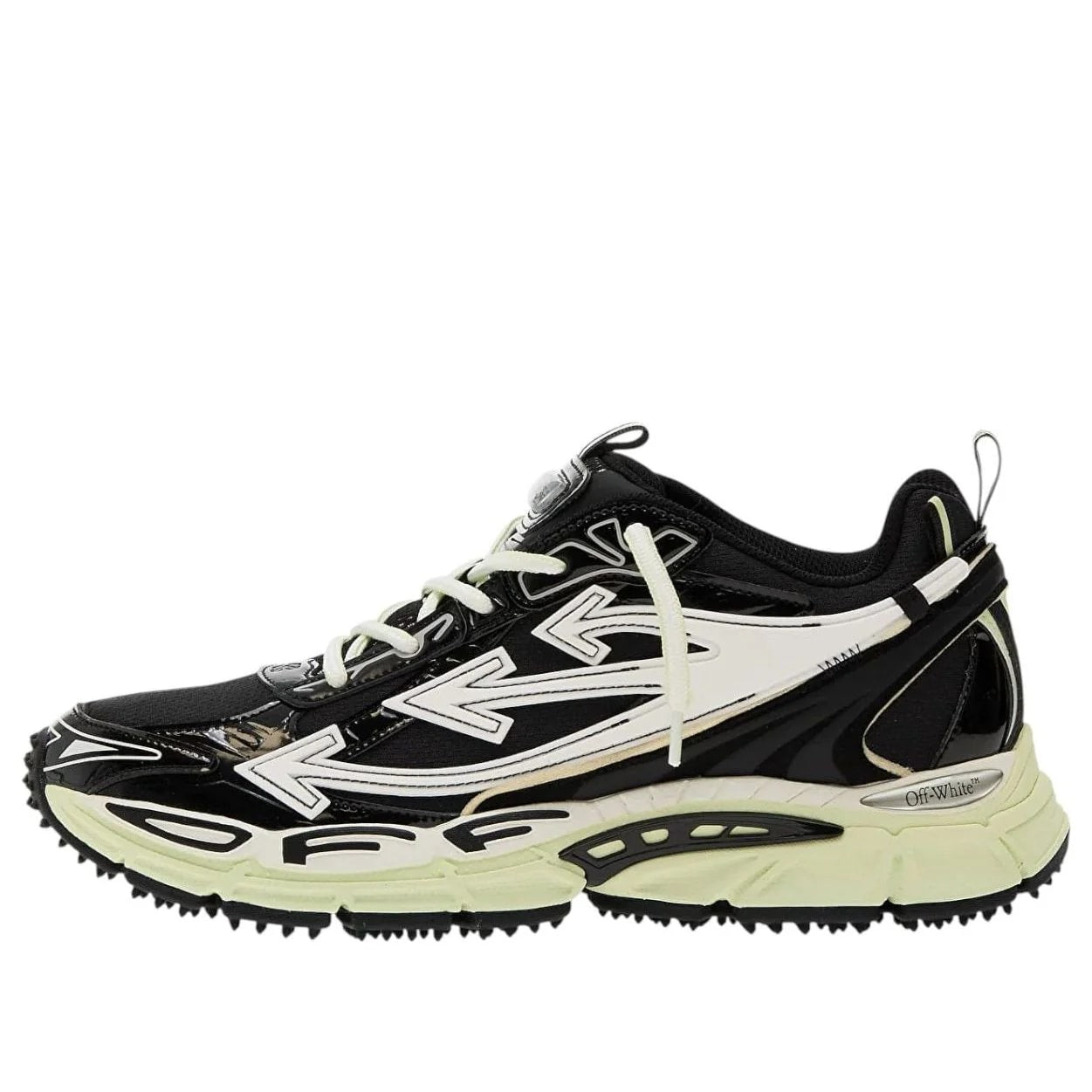 Off White Be Right Back Black Lime
