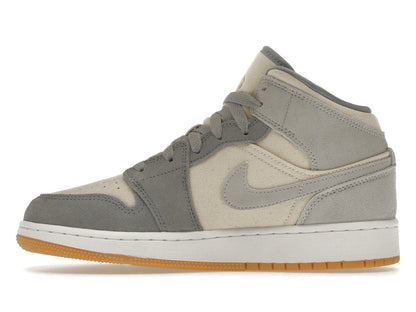 Jordan 1 Mid SE Coconut Milk Particle Grey (GS)
