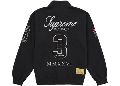 Supreme La Martina Zip Up Sweatshirt Black