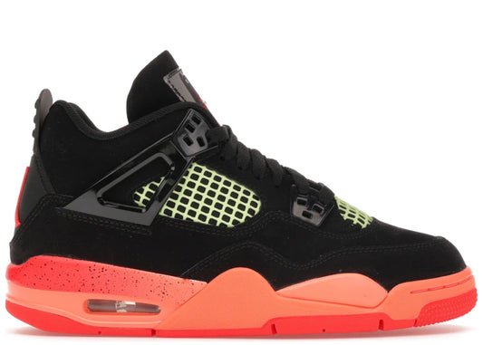 Jordan 4 Retro Black Infrared Barely Volt (GS)