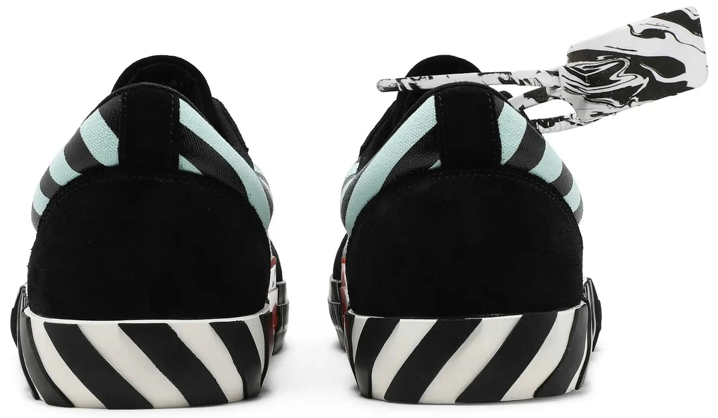 Off White Vulcanized Vulc Low Top Black Blue Striped Arrow (SS21)