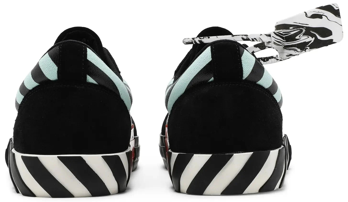 Off White Vulcanized Vulc Low Top Black Blue Striped Arrow (SS21)