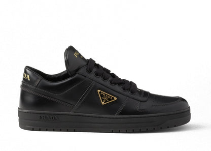 Prada Downtown Leather Low Top Sneakers Black (Women's)