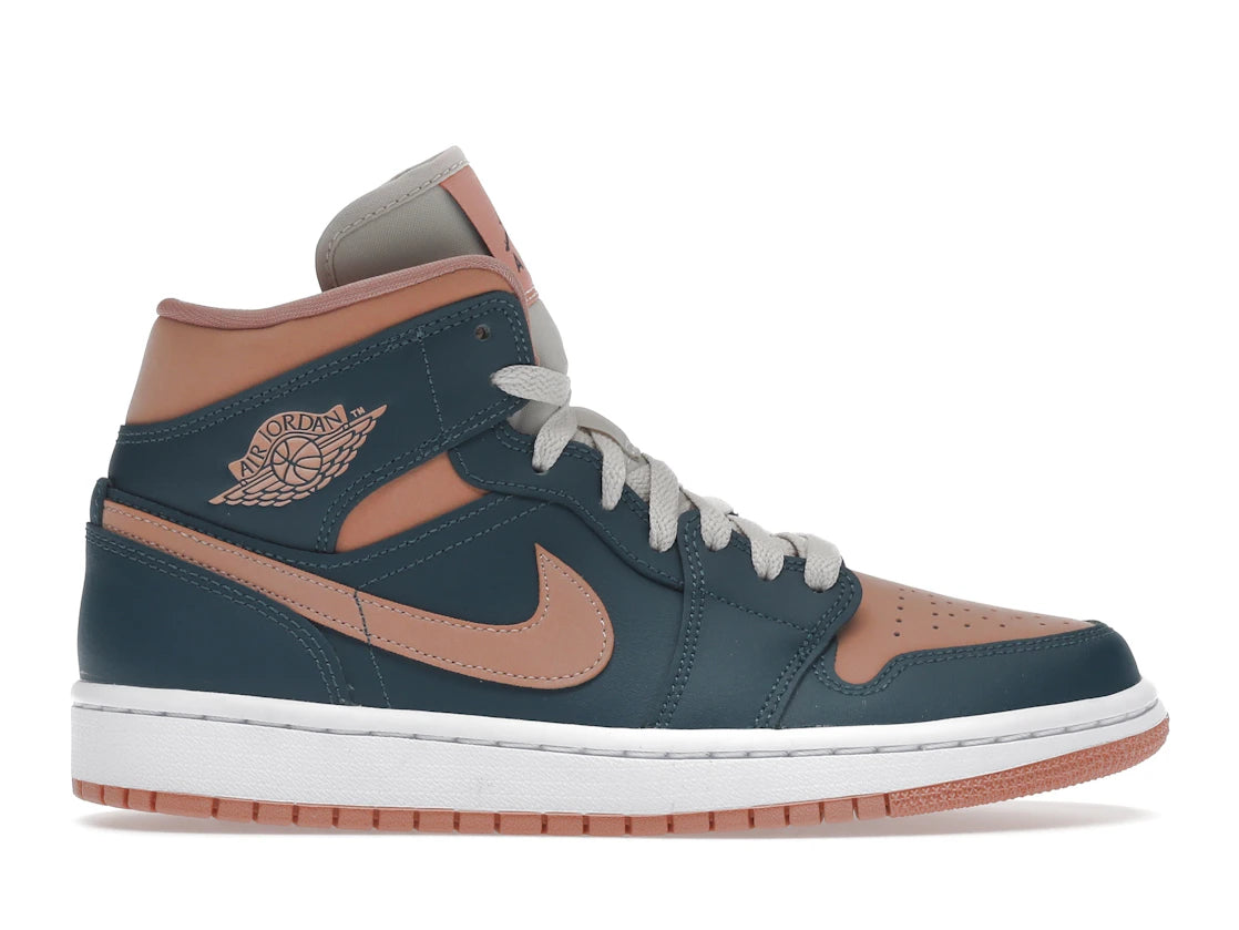 Jordan 1 Mid Dark Teal Green (Women's)